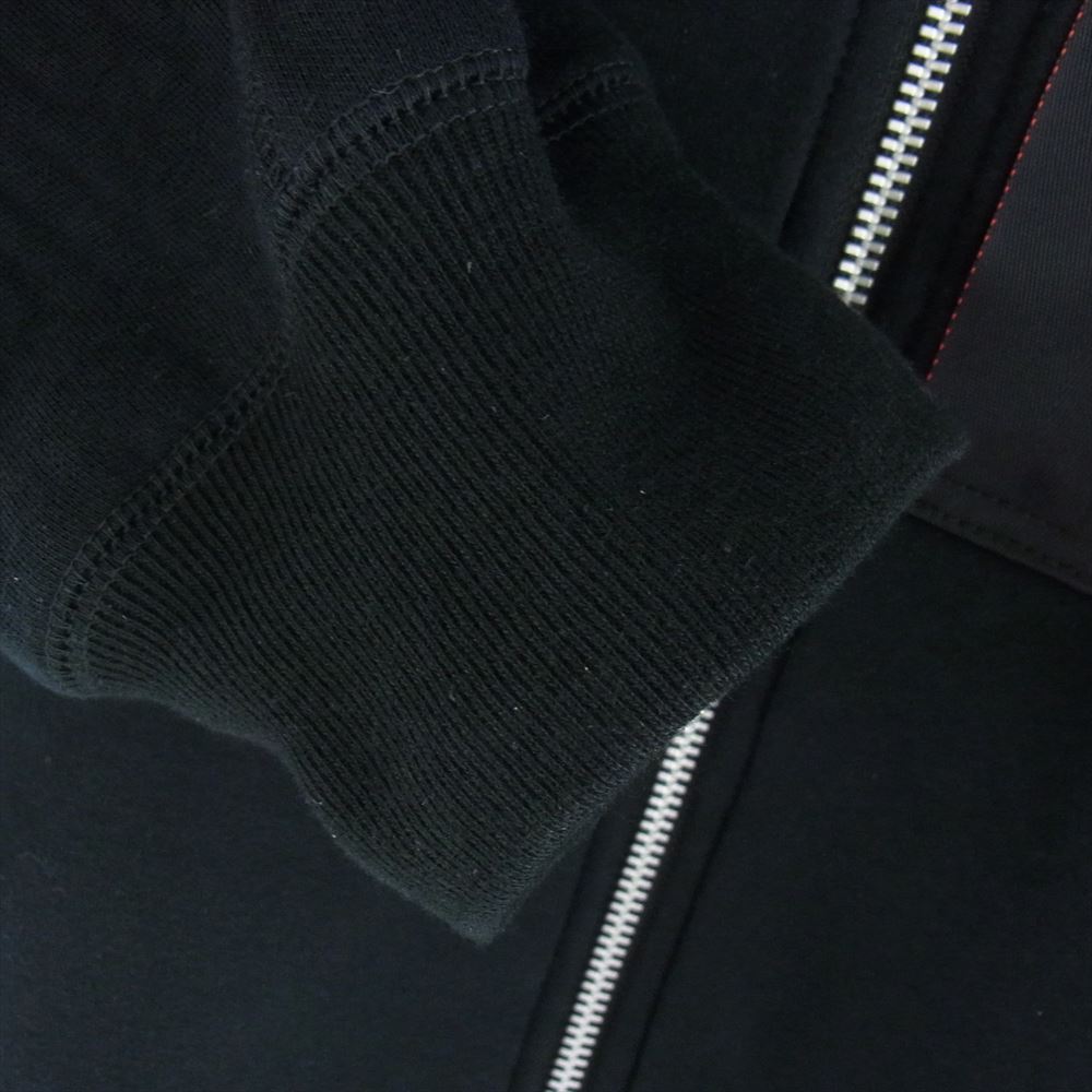 COMME des GARCONS HOMME コムデギャルソンオム 22SS HI-J013 スウェット生地 ジップ アップ ブルゾン ジャケット ブラック系 M【美品】【中古】