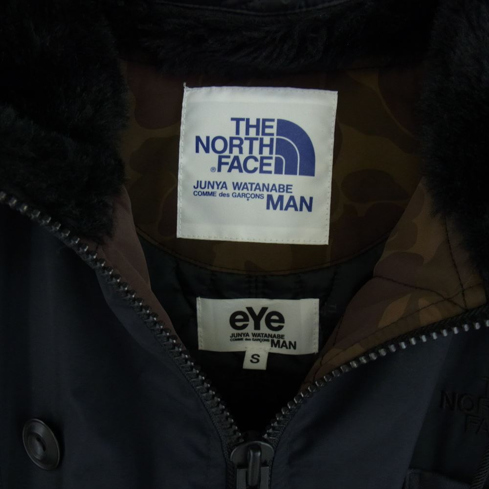 JUNYA WATANABE COMME des GARCONS MAN ジュンヤワタナベコムデギャルソンマン WR-J910 eYe JUNYA WATANABE MAN THE NORTH FACE  ノースフェイス フライト ミリタリー ジャケット ダークネイビー系 S【中古】