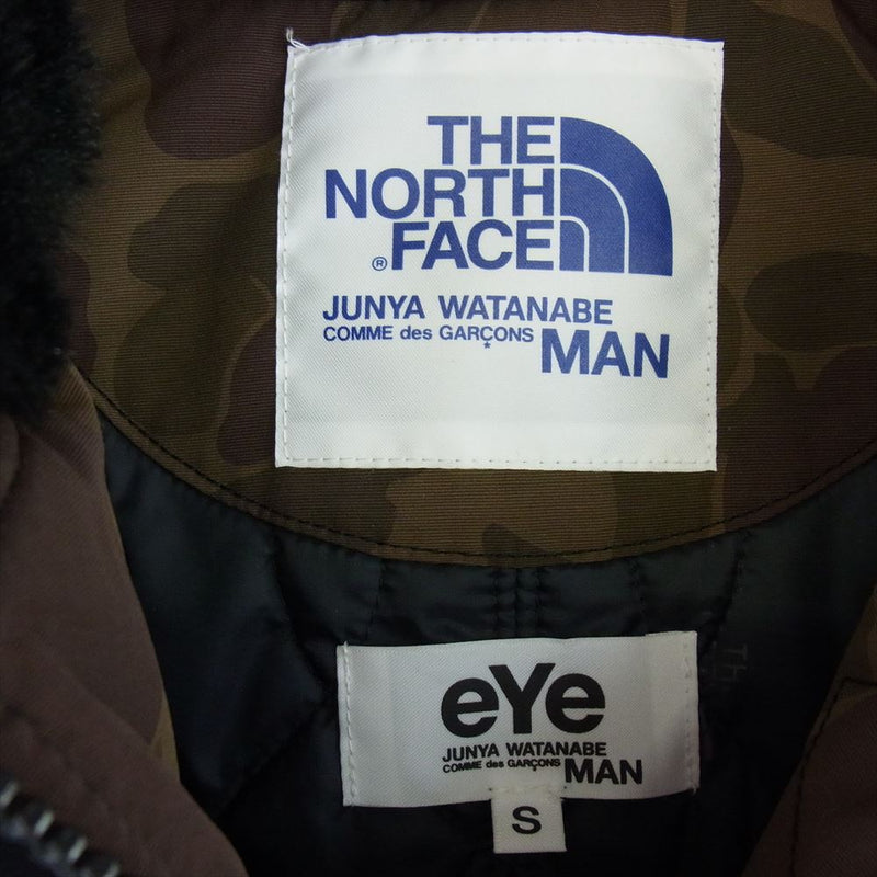 JUNYA WATANABE COMME des GARCONS MAN ジュンヤワタナベコムデギャルソンマン WR-J910 eYe JUNYA WATANABE MAN THE NORTH FACE  ノースフェイス フライト ミリタリー ジャケット ダークネイビー系 S【中古】