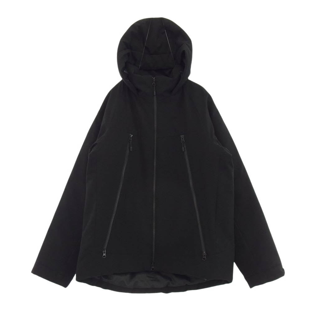 プラステ 36-0409013 中綿 フルジップ フーディー ジャケット ブラック系 M【中古】