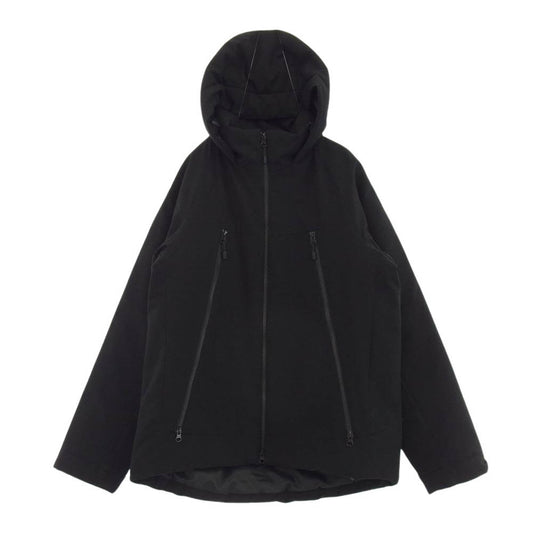 プラステ 36-0409013 中綿 フルジップ フーディー ジャケット ブラック系 M【中古】