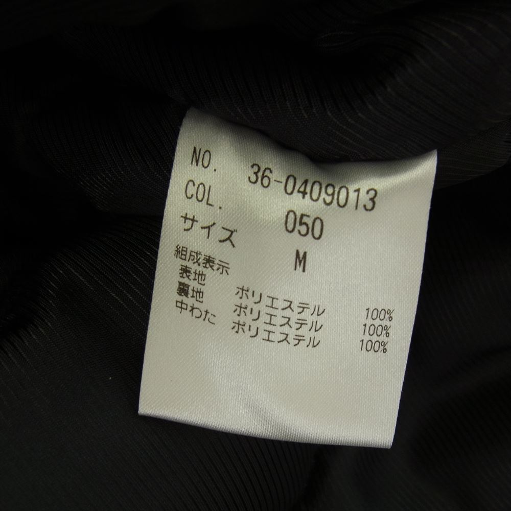 プラステ 36-0409013 中綿 フルジップ フーディー ジャケット ブラック系 M【中古】