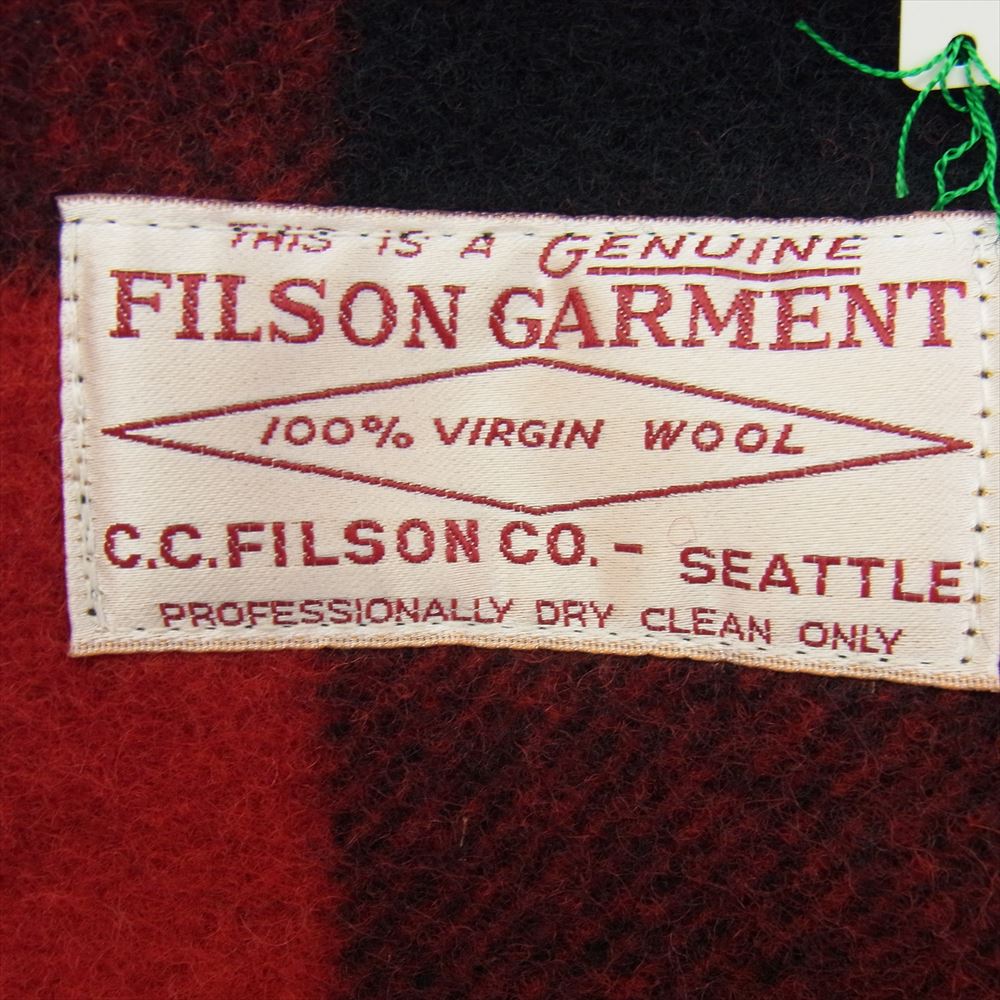 FILSON フィルソン FSA0003B MACKINAW LAP ROBE マッキノー ラップ ローブ ブランケット レッド系 ブラック系【極上美品】【中古】