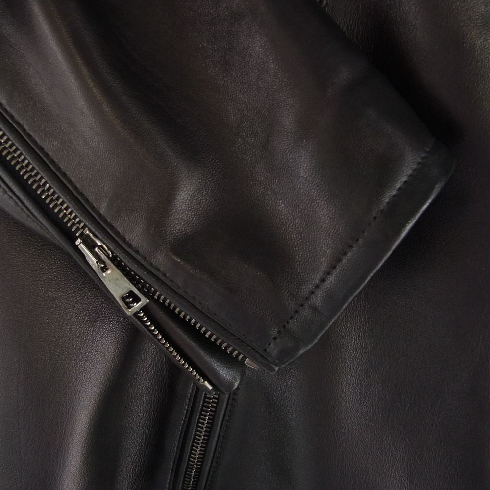 モレック MO-SP02 イタリア製 ラムレザー シングルライダース ジャケット ブラック系 50【中古】