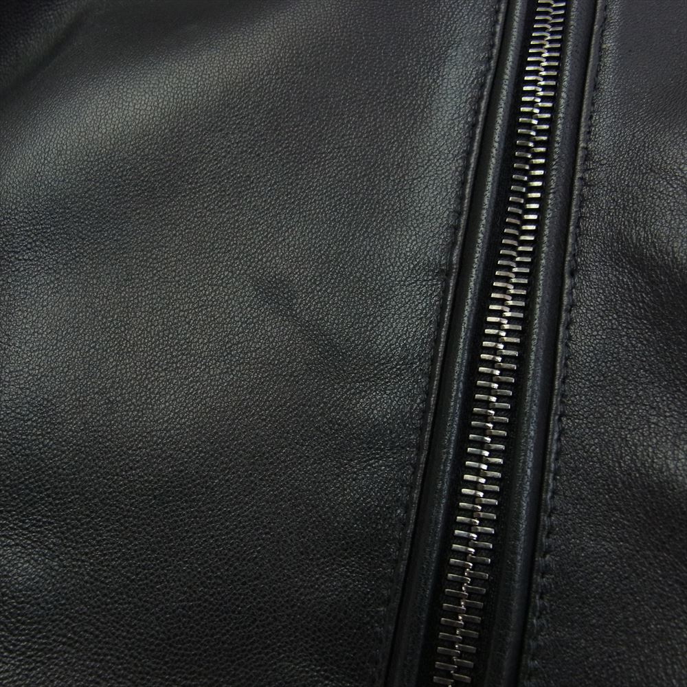 モレック MO-SP02 イタリア製 ラムレザー シングルライダース ジャケット ブラック系 50【中古】