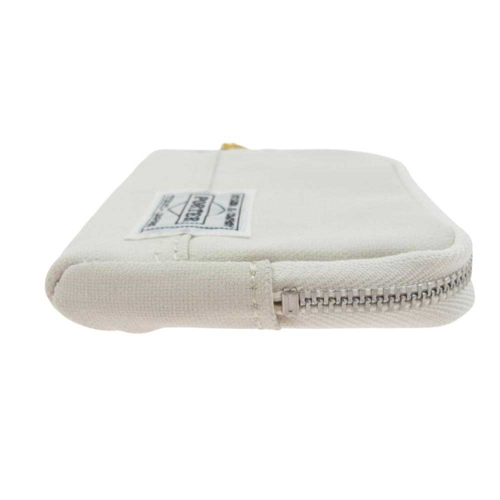PORTER ポーター 636-06835 DUCK コインケース 小銭入れ ホワイト系【極上美品】【中古】