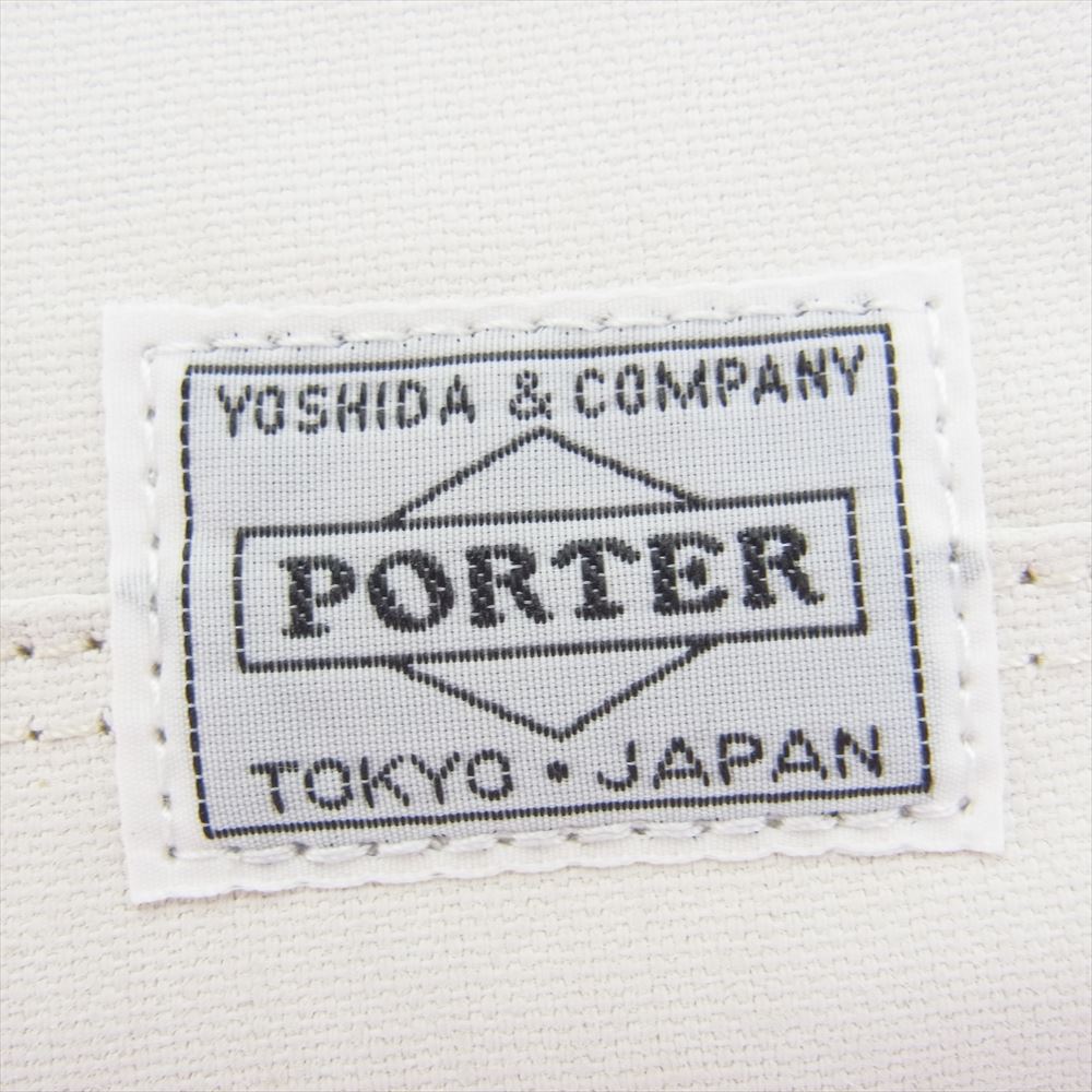 PORTER ポーター 636-06835 DUCK コインケース 小銭入れ ホワイト系【極上美品】【中古】
