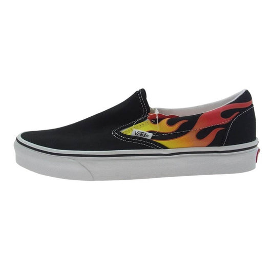 VANS バンズ VN0A38F7PHN Classic Slip-On Flame クラッシック スリップオン フレイム スリッポン スニーカー ブラック系 26.5cm【新古品】【未使用】【中古】