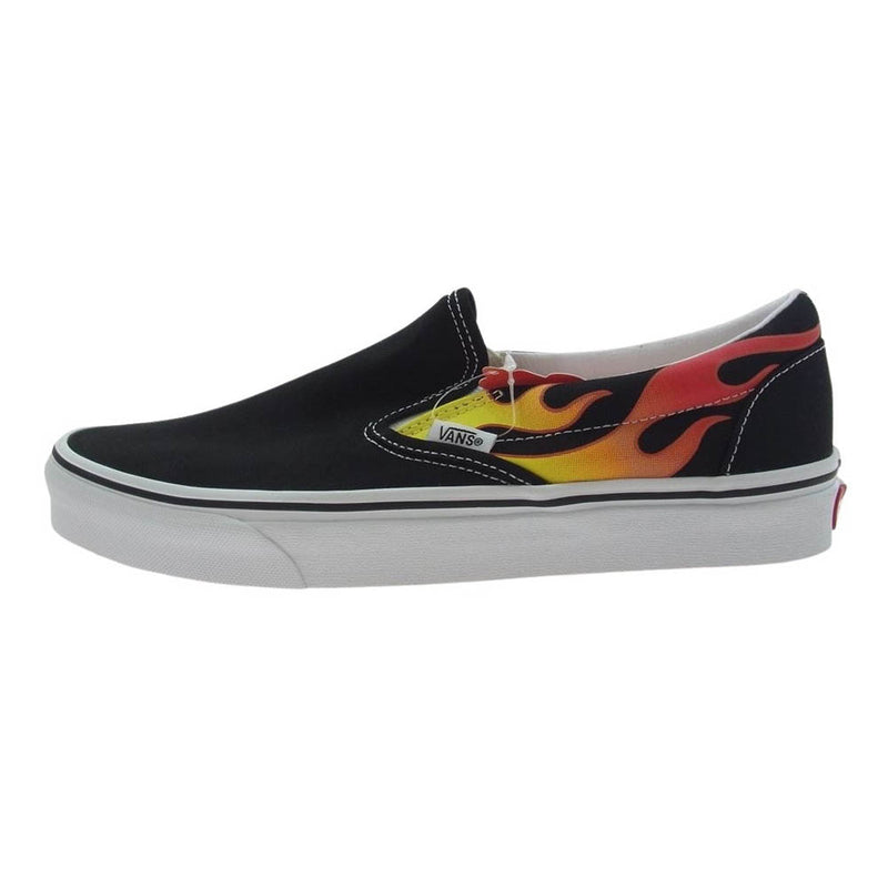 VANS バンズ VN0A38F7PHN Classic Slip-On Flame クラッシック スリップオン フレイム スリッポン スニーカー ブラック系 26.5cm【新古品】【未使用】【中古】