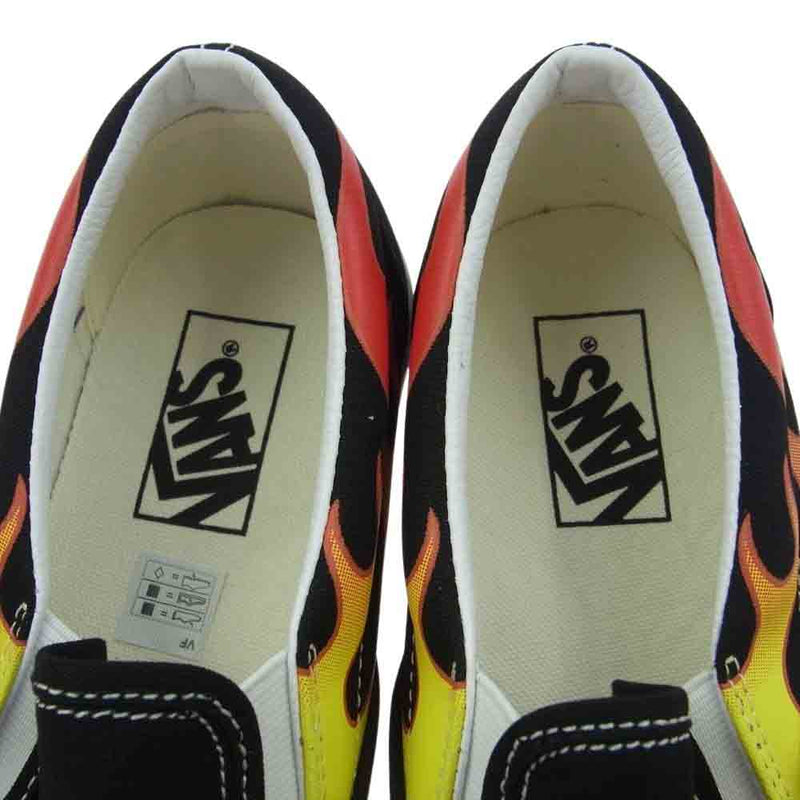 VANS バンズ VN0A38F7PHN Classic Slip-On Flame クラッシック スリップオン フレイム スリッポン スニーカー ブラック系 26.5cm【新古品】【未使用】【中古】