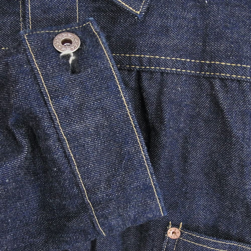 Buzz Rickson's バズリクソンズ BR16041T WORLD WAR II DENIM BLOUSE 大戦モデル デニム ジャケット インディゴブルー系 46【中古】