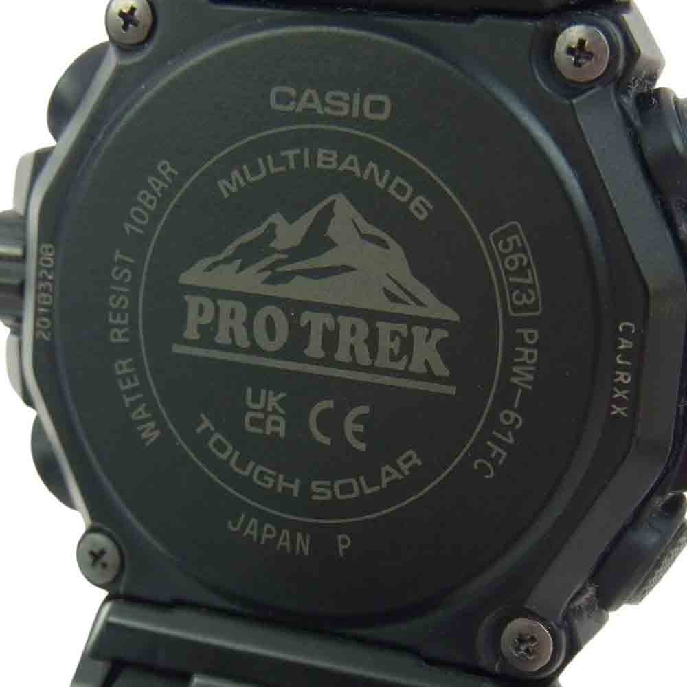 CASIO カシオ PRW-61FC-1JF Pro Trek アウトドアギア 腕時計 ウォッチ ブラック系【中古】