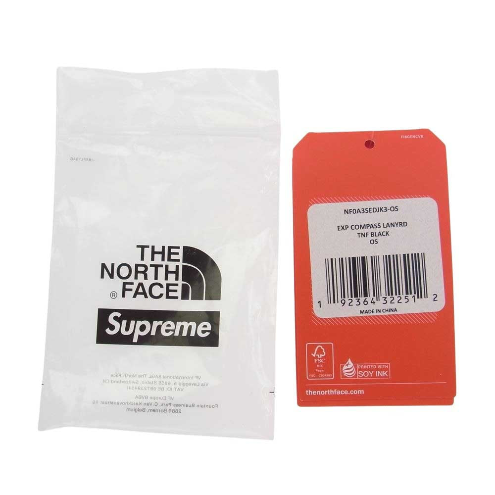 Supreme シュプリーム × THE NORTH FACE ノースフェイス 18AW コンパス ネックレス Compass Necklace クリア系【中古】