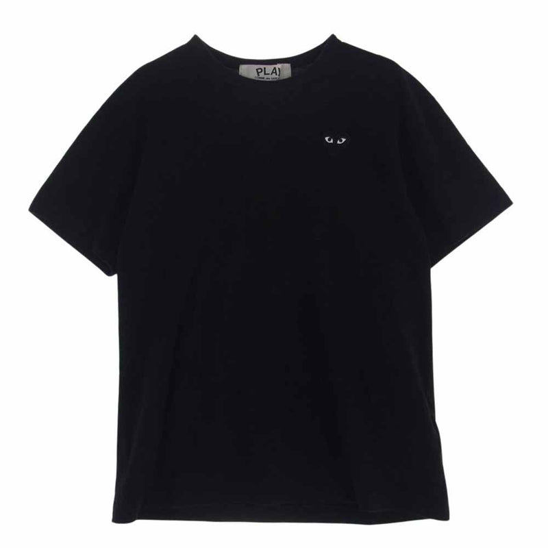 PLAY COMME des GARCONS プレイコムデギャルソン AZ-T064 ブラック ハート ワッペン Tシャツ 半袖 ブラック系 XL【中古】