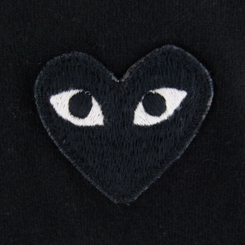 PLAY COMME des GARCONS プレイコムデギャルソン AZ-T064 ブラック ハート ワッペン Tシャツ 半袖 ブラック系 XL【中古】