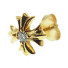 CHROME HEARTS クロムハーツ（原本無） 22K No2 CH PLS DIA CHプラス スタッドピアス ダイヤ ゴールド系【中古】