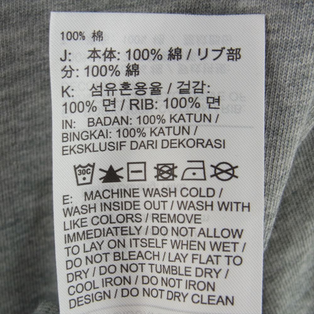 NIKE ナイキ CU4699-063 × FEAR OF GOD フィアオブゴッド FOG Warm UP T-Shirt Oatmeal ロゴ 半袖 Tシャツ グレー系 M【中古】