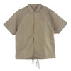 FEAR OF GOD フィアオブゴッド ESSENTIALS エッセンシャルズ FOG ショートスリーブ コーチジャケット 半袖 シャツ ベージュ系 M【極上美品】【中古】