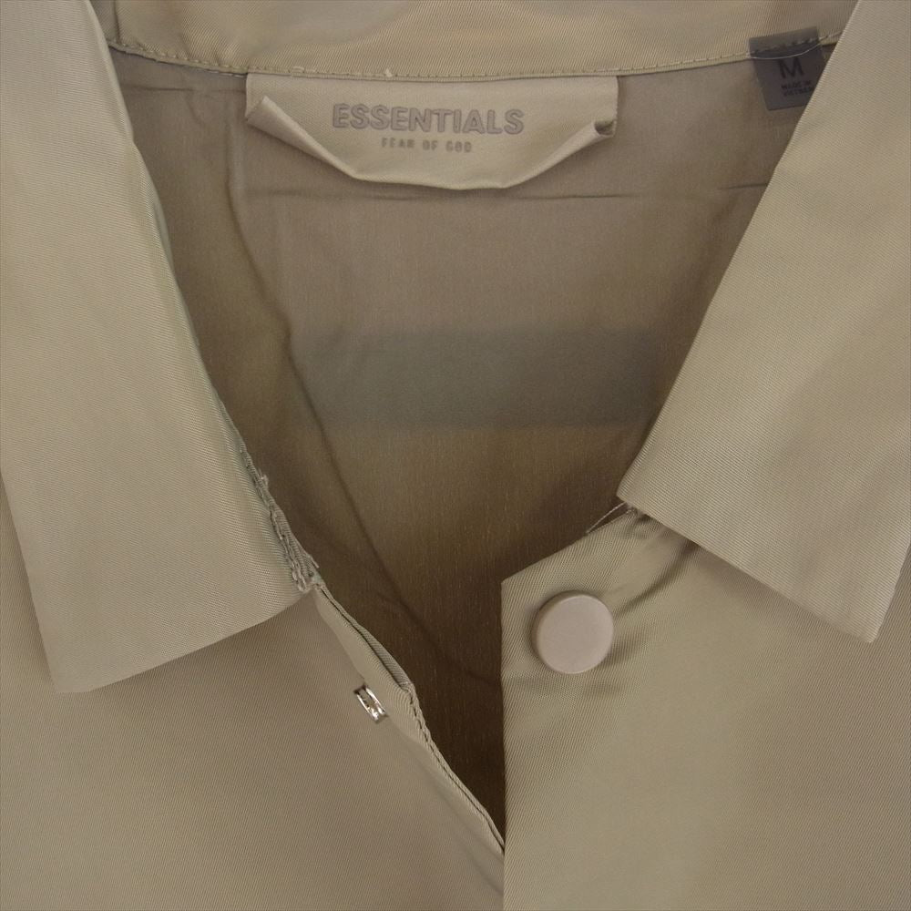 新作　エッセンシャルズ　ナイロンシャツ　コーチジャケット　フィアオブゴッド　半袖 FEAR OF GOD(フィアオブゴッド) コーチジャケット(メンズ