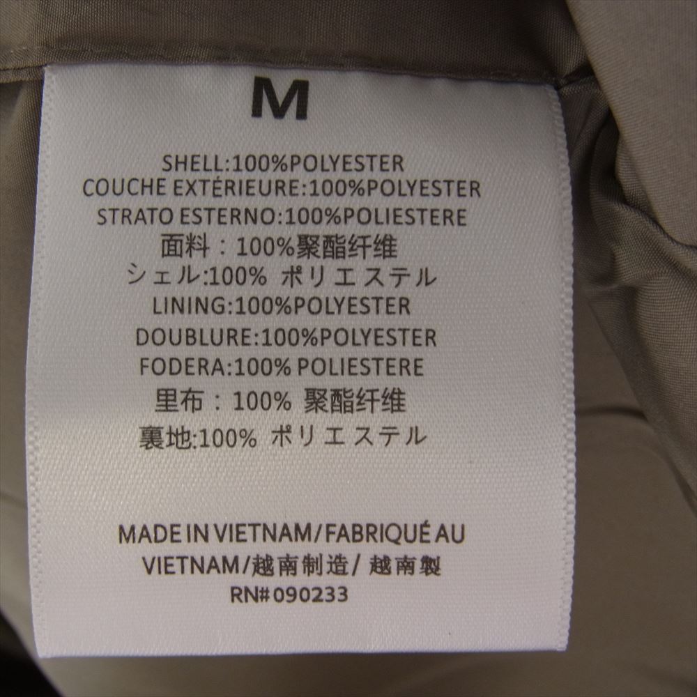 FEAR OF GOD フィアオブゴッド ESSENTIALS エッセンシャルズ FOG ショートスリーブ コーチジャケット 半袖 シャツ ベージュ系 M【極上美品】【中古】