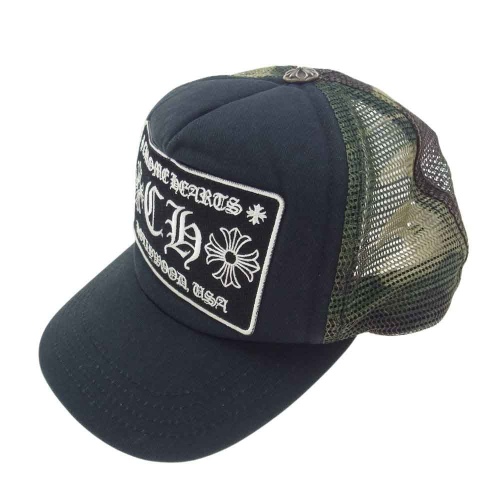 CHROME HEARTS クロムハーツ（原本無） TRUCKER CAP トラッカー メッシュキャップ カモフラ マルチカラー系 ブラック系 OS【中古】