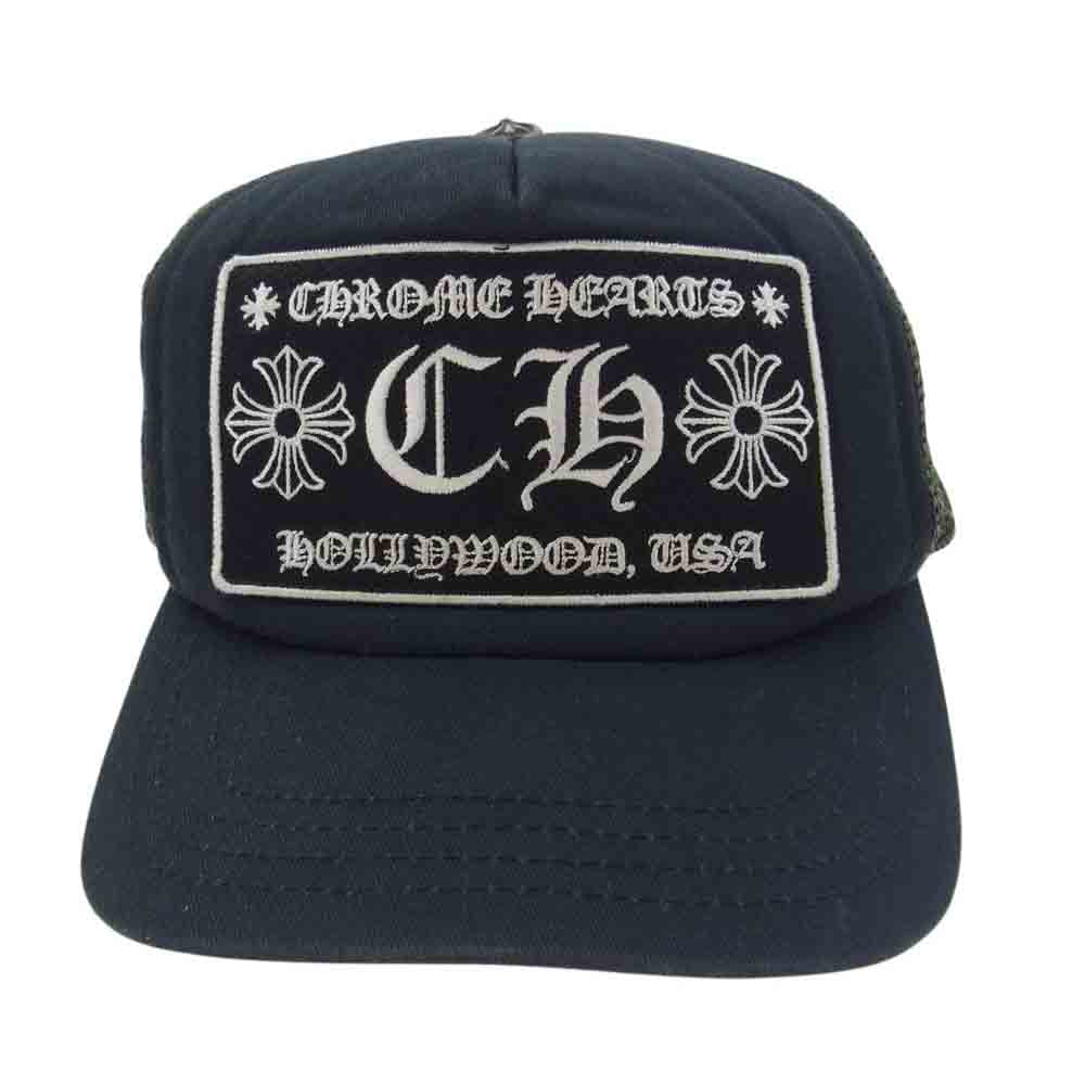 CHROME HEARTS クロムハーツ（原本無） TRUCKER CAP トラッカー メッシュキャップ カモフラ マルチカラー系 ブラック系 OS【中古】