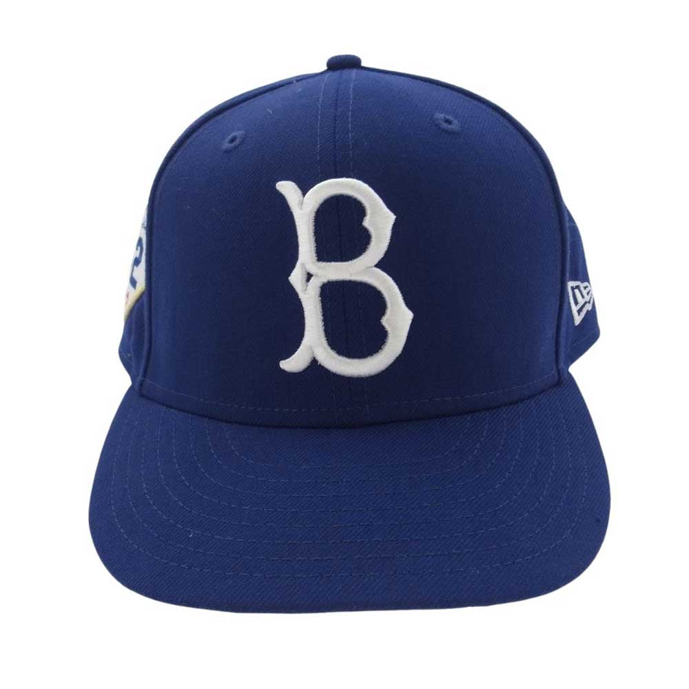 NEW ERA ニューエラ MLB COOPERSTOWN 2024 JACKIE ROBINSON ロビンソンデーモデル 59FIFTY ブルックリン ドジャース キャップ ブルー系 61.5cm【中古】