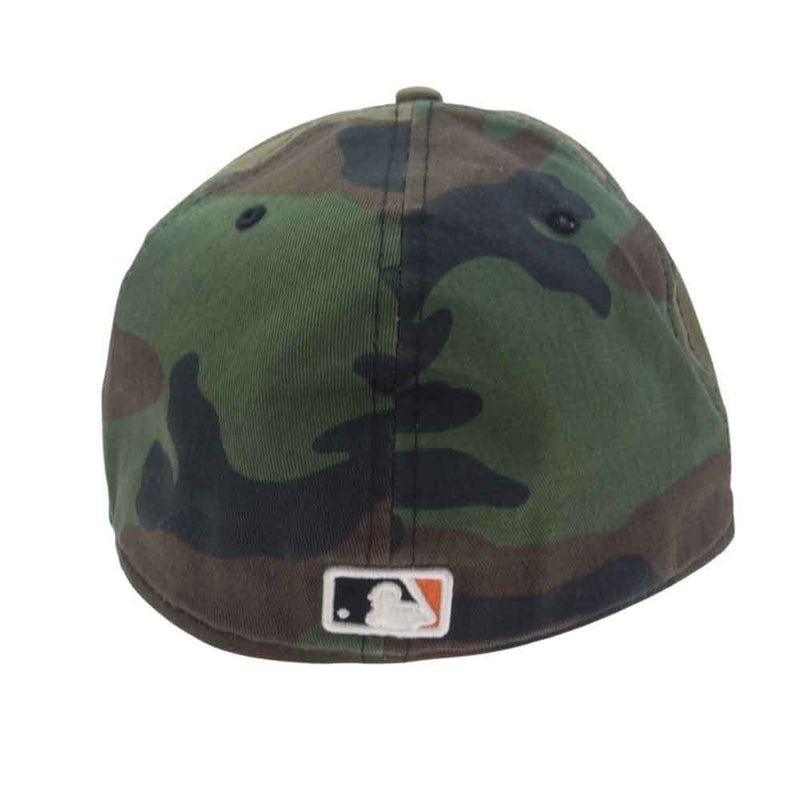 Supreme シュプリーム 24SS × New Era MLB Teams Box Logo Woodland Camo ニューエラ サンフランシスコジャイアンツ ボックスロゴ ウッドランドカモ キャップ マルチカラー系 カーキ系 61.5cm【中古】