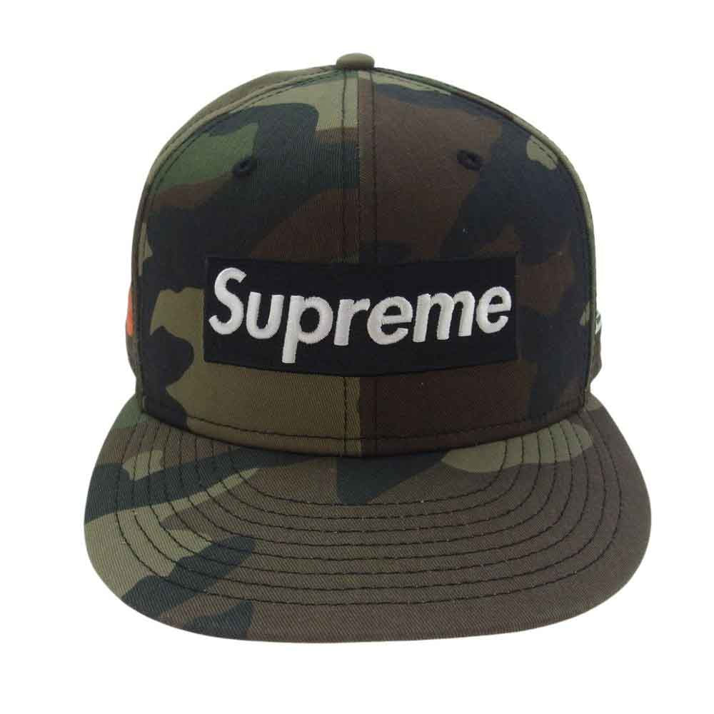 Supreme シュプリーム 24SS × New Era MLB Teams Box Logo Woodland Camo ニューエラ サンフランシスコジャイアンツ ボックスロゴ ウッドランドカモ キャップ マルチカラー系 カーキ系 61.5cm【中古】