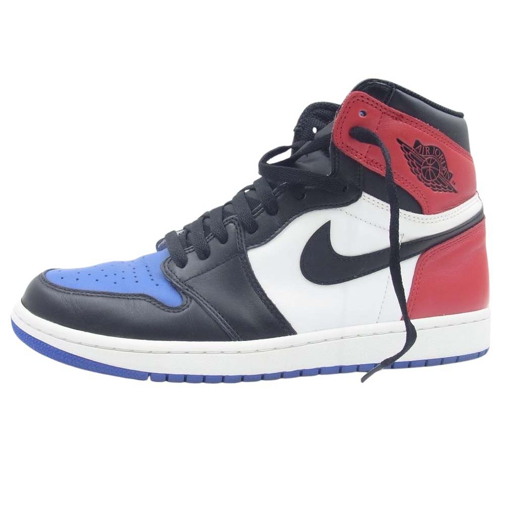 NIKE ナイキ 555088-026 Air Jordan 1 フェイクバスターズ鑑定済 エアジョーダン Retro High Top 3 レトロ ハイ トップ3 スニーカー レッド系 ブルー系 ブラック系 28cm【中古】