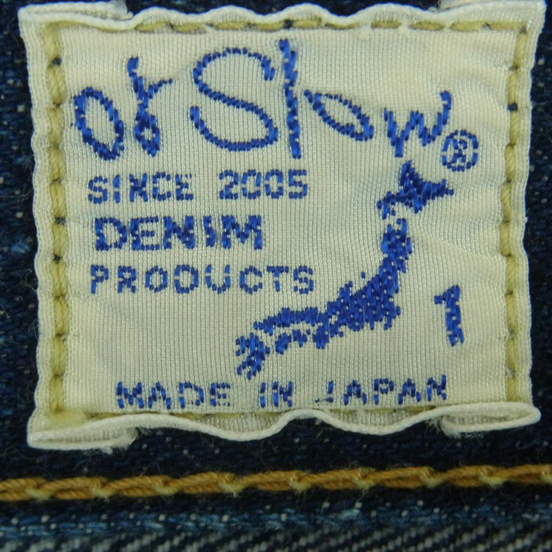 orSlow オアスロウ 5ポケット デニム パンツ 日本製 インディゴブルー系 1【中古】