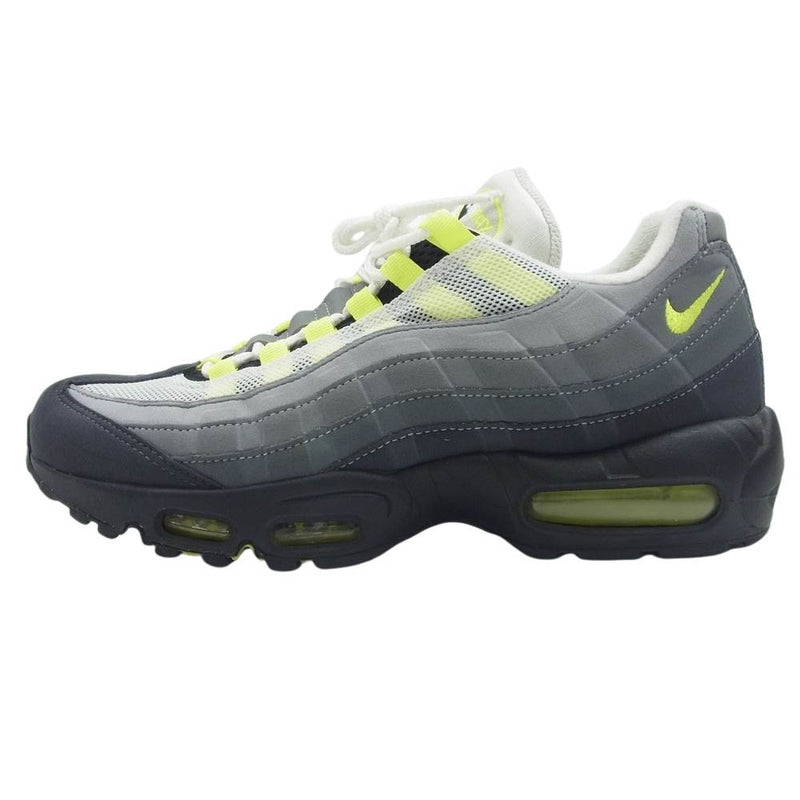 NIKE ナイキ CT1689-001 Air Max 95 OG Neon Yellow 2020 エアマックス95 OG ネオンイエロー イエローグラデ 2020 ローカットスニーカー グレー系 ホワイト系 27cm【中古】