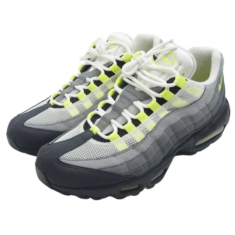 NIKE ナイキ CT1689-001 Air Max 95 OG Neon Yellow 2020 エアマックス95 OG ネオンイエロー イエローグラデ 2020 ローカットスニーカー グレー系 ホワイト系 27cm【中古】