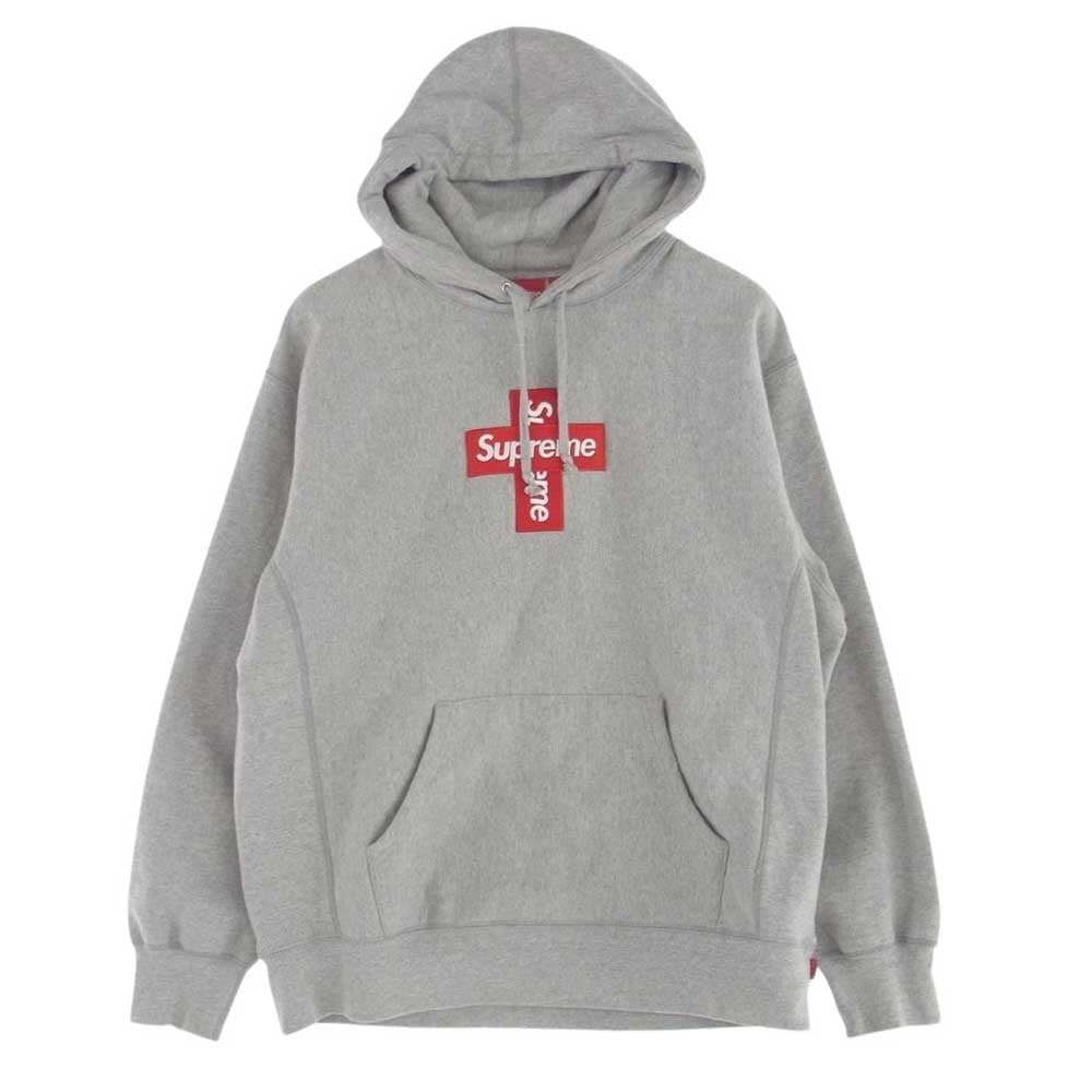 Supreme シュプリーム 22AW Box Logo Crewneck Sweatshirt  ボックスロゴ クルーネック スウェット ブラック グレー系 L【中古】