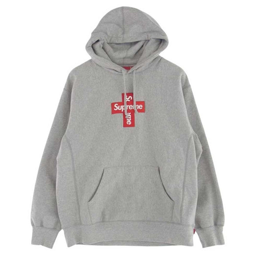 Supreme シュプリーム 22AW Box Logo Crewneck Sweatshirt  ボックスロゴ クルーネック スウェット ブラック グレー系 L【中古】