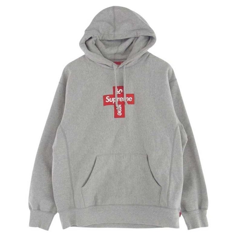 Supreme シュプリーム 22AW Box Logo Crewneck Sweatshirt  ボックスロゴ クルーネック スウェット ブラック グレー系 L【中古】