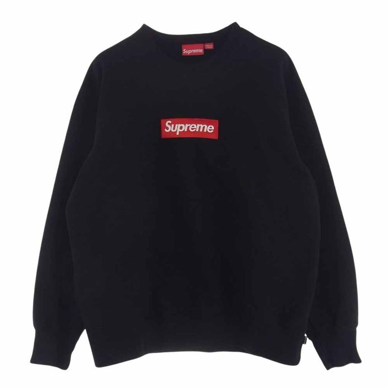 Supreme シュプリーム 20AW  Cross Box Logo Hooded Sweatshirt クロスボックスロゴ フーディー プルオーバー パーカー スウェット パーカー ブラック系 L【中古】