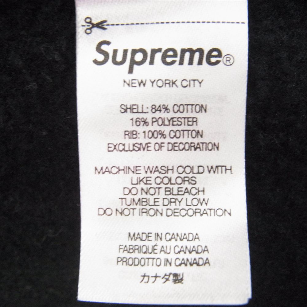 Supreme シュプリーム 20AW  Cross Box Logo Hooded Sweatshirt クロスボックスロゴ フーディー プルオーバー パーカー スウェット パーカー ブラック系 L【中古】