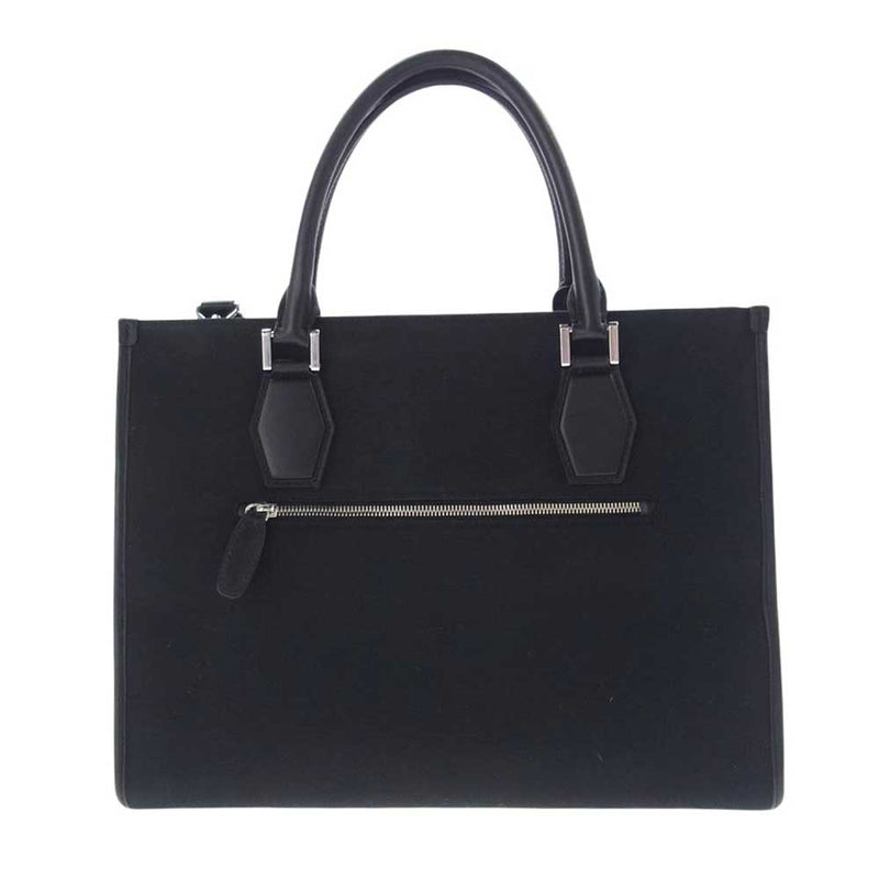 LANVIN ランバン 287502 Regime Tote Bag レジーム トートバッグ 2Wayショルダー ビジネスバッグ ブラック系【中古】