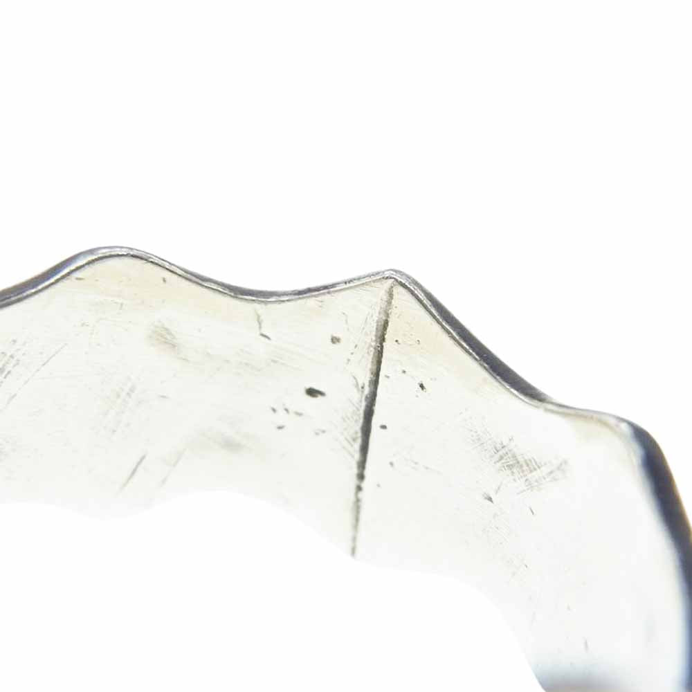 SUNSHINE REEVES サンシャインリーブス NAVAJO ナバホ族 スタンプワーク リング シルバー系 22号【中古】