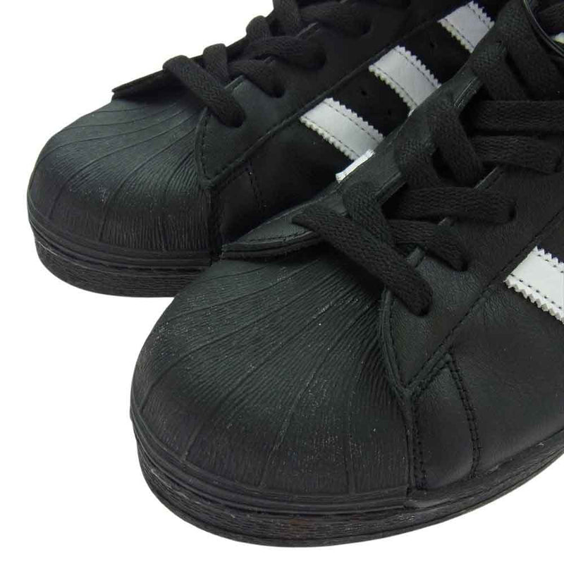 adidas アディダス JI2026 Superstar 82 スーパースター ローカット スニーカー ブラック系 30cm【中古】