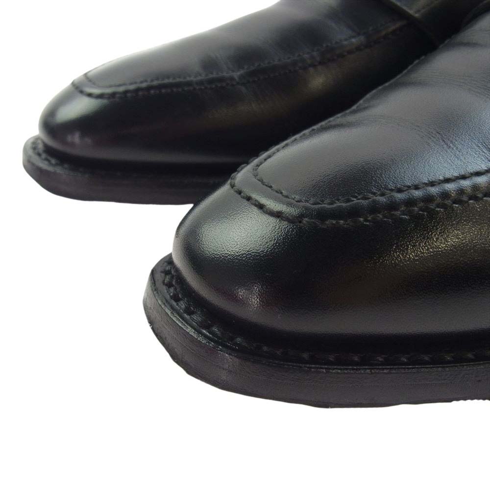 SCOTCH GRAIN スコッチグレイン L2322 Dウィズ レザー ローファー スリッポン ブラック系 24cm【中古】