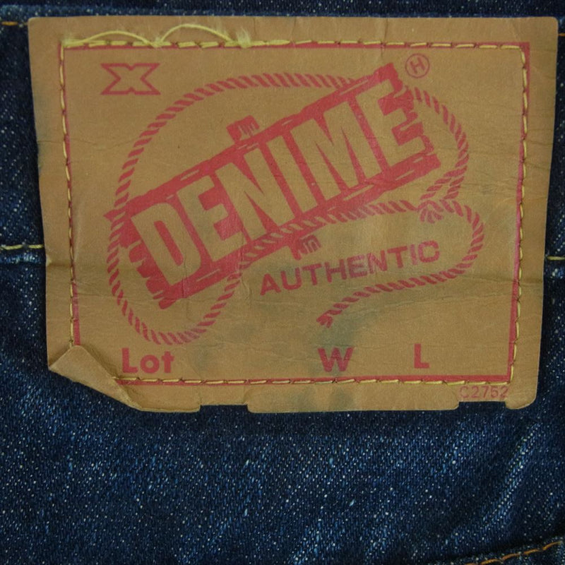 Denime ドゥニーム ブーツカット デニム パンツ コットン 日本製 インディゴブルー系 28【中古】