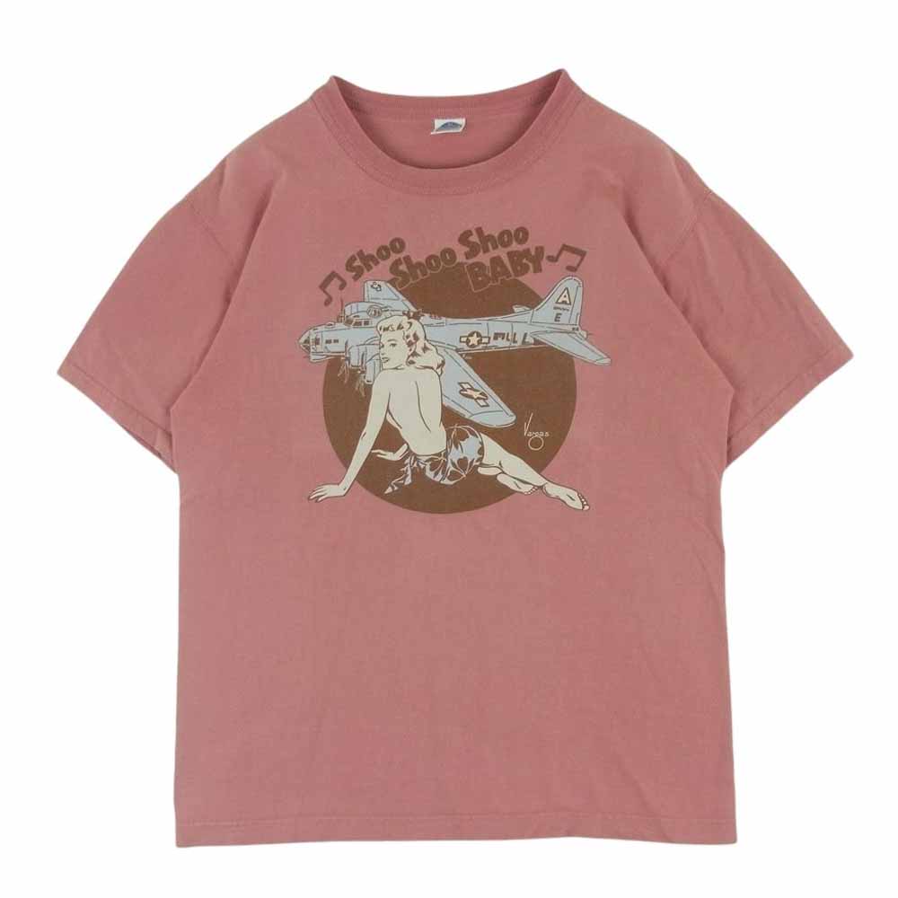 TOY'S McCOY トイズマッコイ ピンナップガール マックヒル プリント 半袖 Tシャツ ピンク系 S【中古】