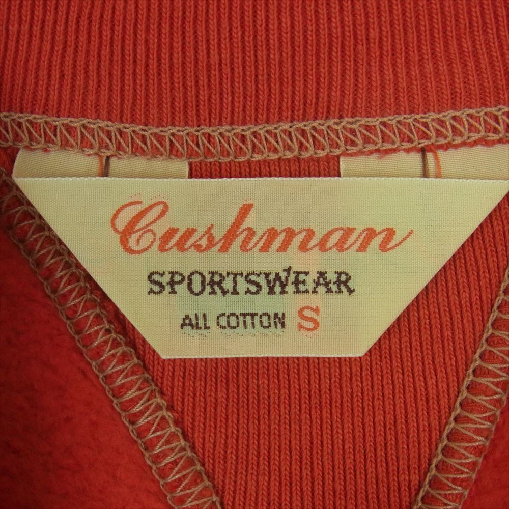 CUSHMAN クッシュマン 26901 セットイン スリーブ スウェット コットン レッド系 S【中古】