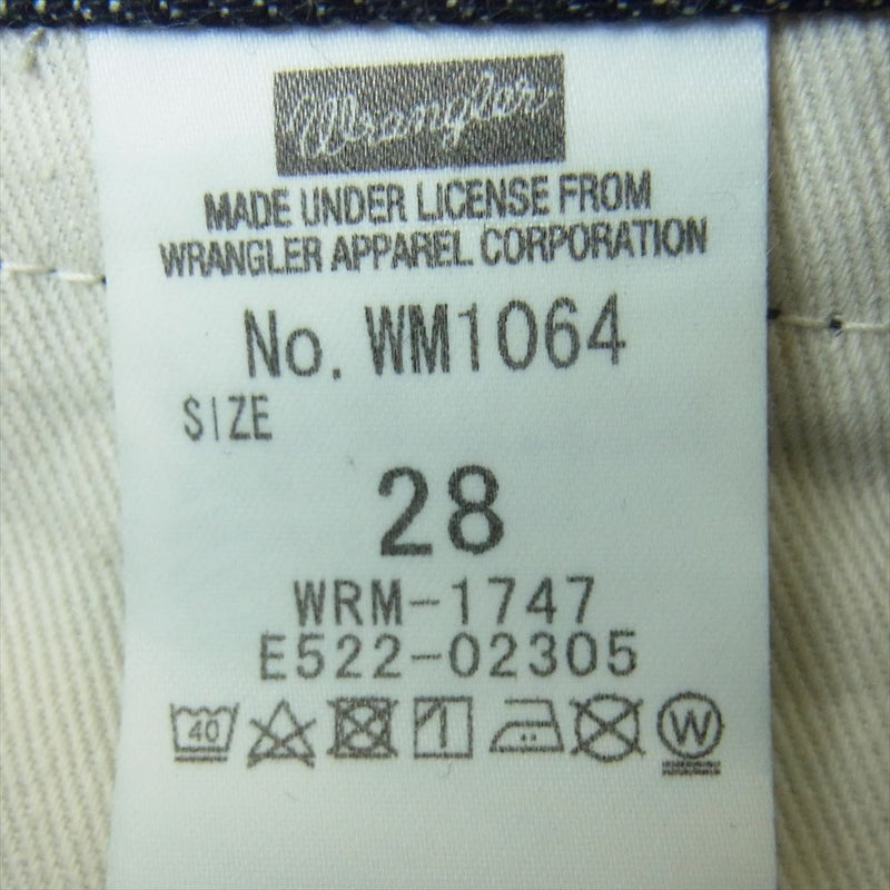 Wrangler ラングラー WM1064 ARCHIVES 10MW 1964年モデル ボタンフライ デニム パンツ インディゴブルー系 28【中古】