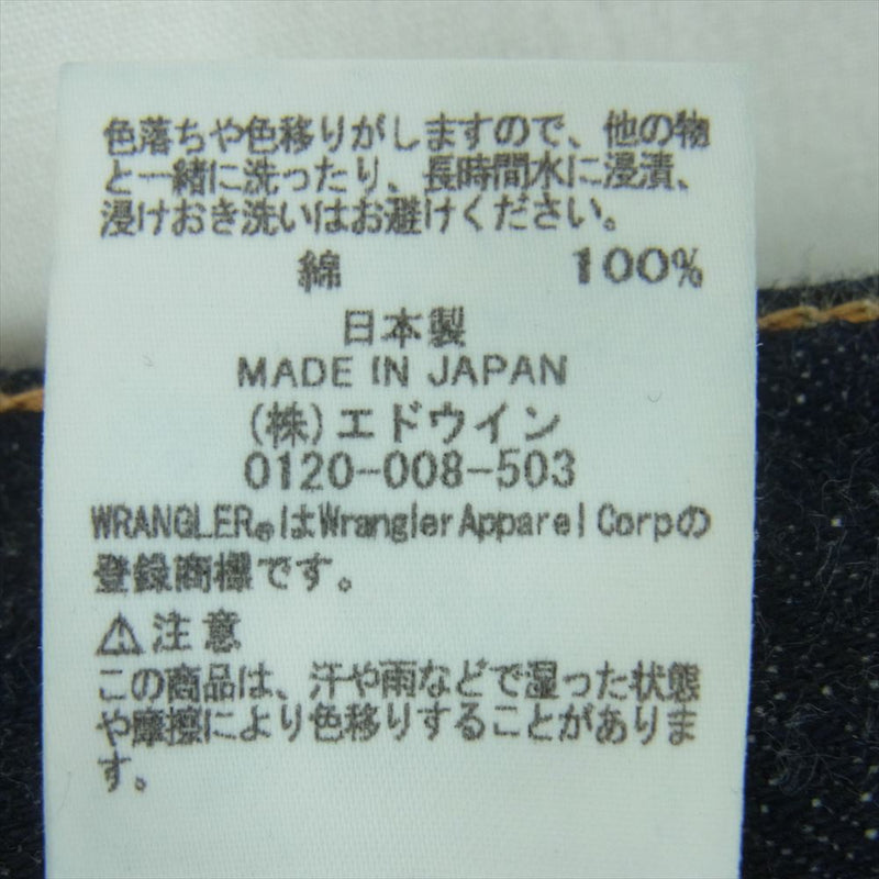 Wrangler ラングラー WM1064 ARCHIVES 10MW 1964年モデル ボタンフライ デニム パンツ インディゴブルー系 28【中古】