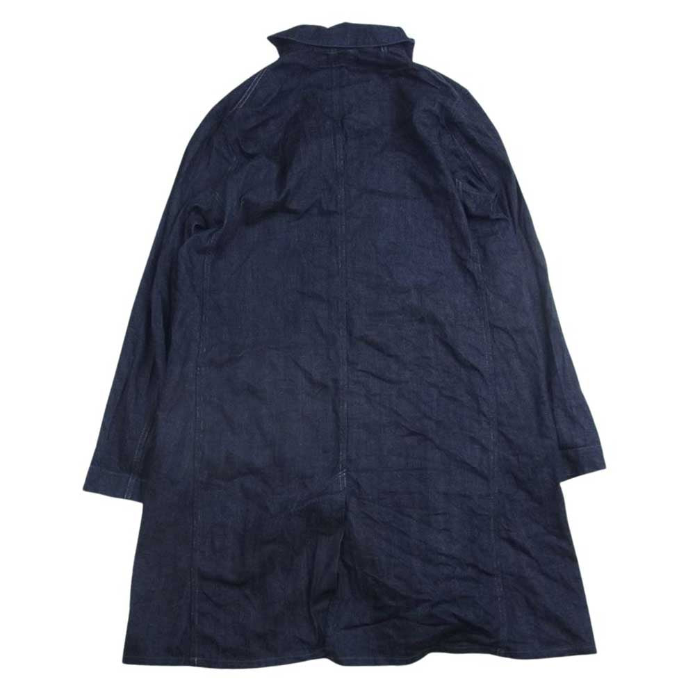 WAREHOUSE ウエアハウス 2119 SHOP COAT ライトオンス デニム ショップ コート インディゴブルー系 36【中古】