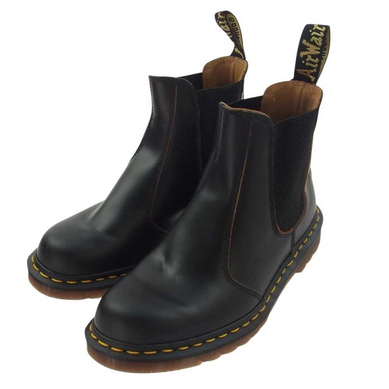 Dr.Martens ドクターマーチン 2976 VINTAGE チェルシー ブーツ サイドゴアブーツ ブラック系 UK6【中古】