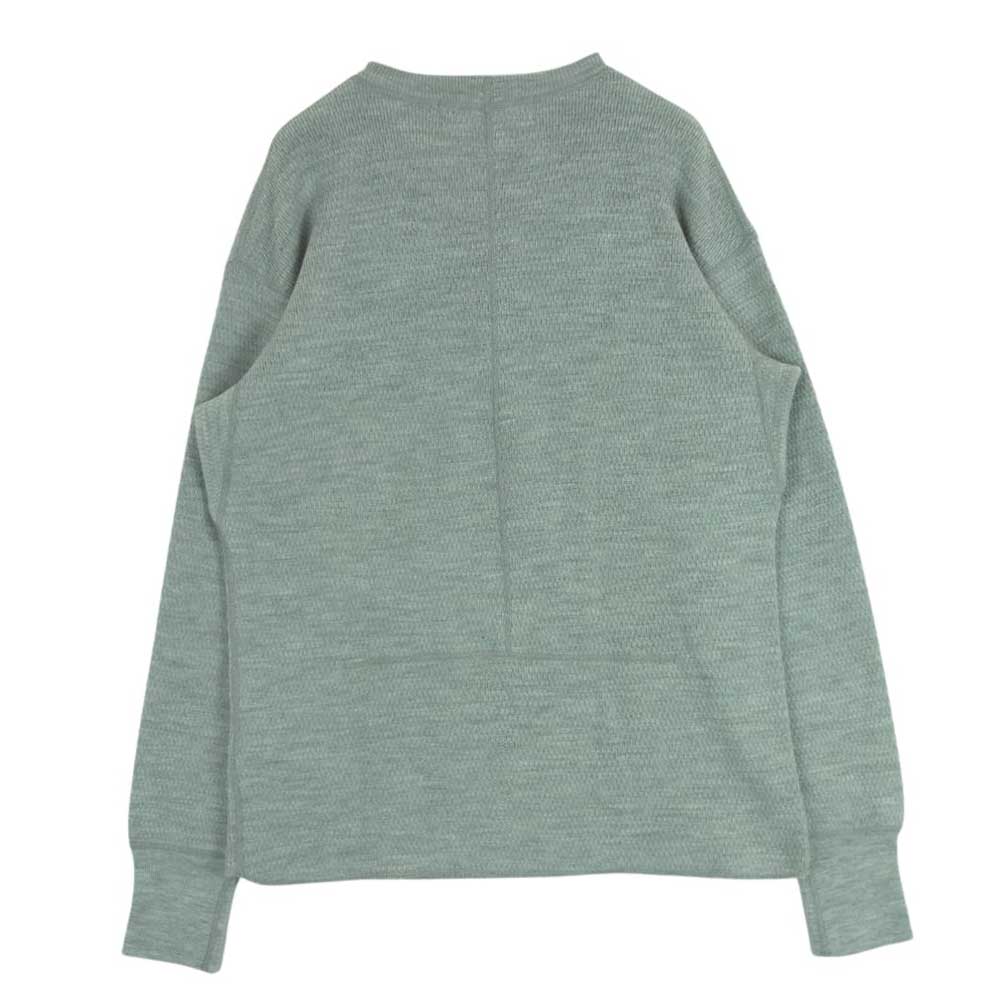 ナイスネス 22AW NN-JK02F22 CLIVE クルーネック ウール ニット 日本製 グレー系 M【中古】